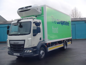 Co-op cyclist-friendly truck