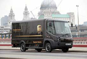 UPS van London w336