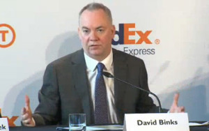 David Binks, president of FedEx Express Europe, will take over as CEO of TNT Express.