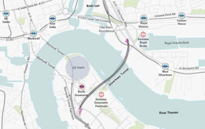 Proposal for the Silvertown Tunnel.