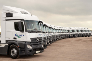 acumen expands its fleet with new mercedes trucks