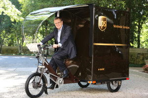 UPS introduces its new eBike delivery