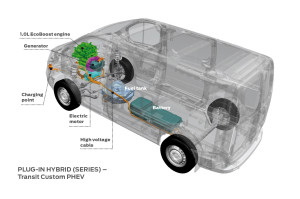 Ford Transit Plug-in Hybrid Van Makes Dynamic Debut Ahead of ‘