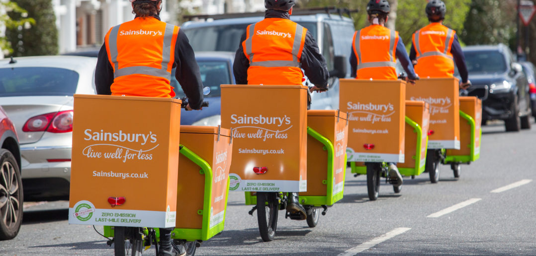 Sainsbury’s trials electric bike deliveries Logistics Manager