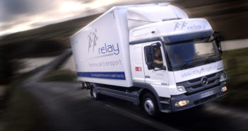 Relay delivers Covid-19 vaccine freezers across UK