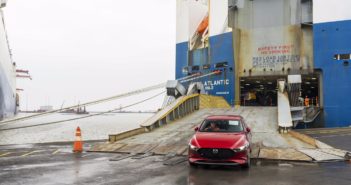 First shipment of cars arrives at Bristol Port as Mazda UK’s new direct from Japan import route begins