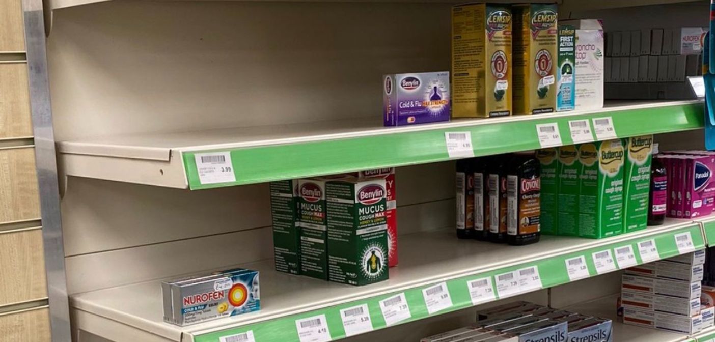 Supply chain issues continue to cause cold and flu medicine shortages