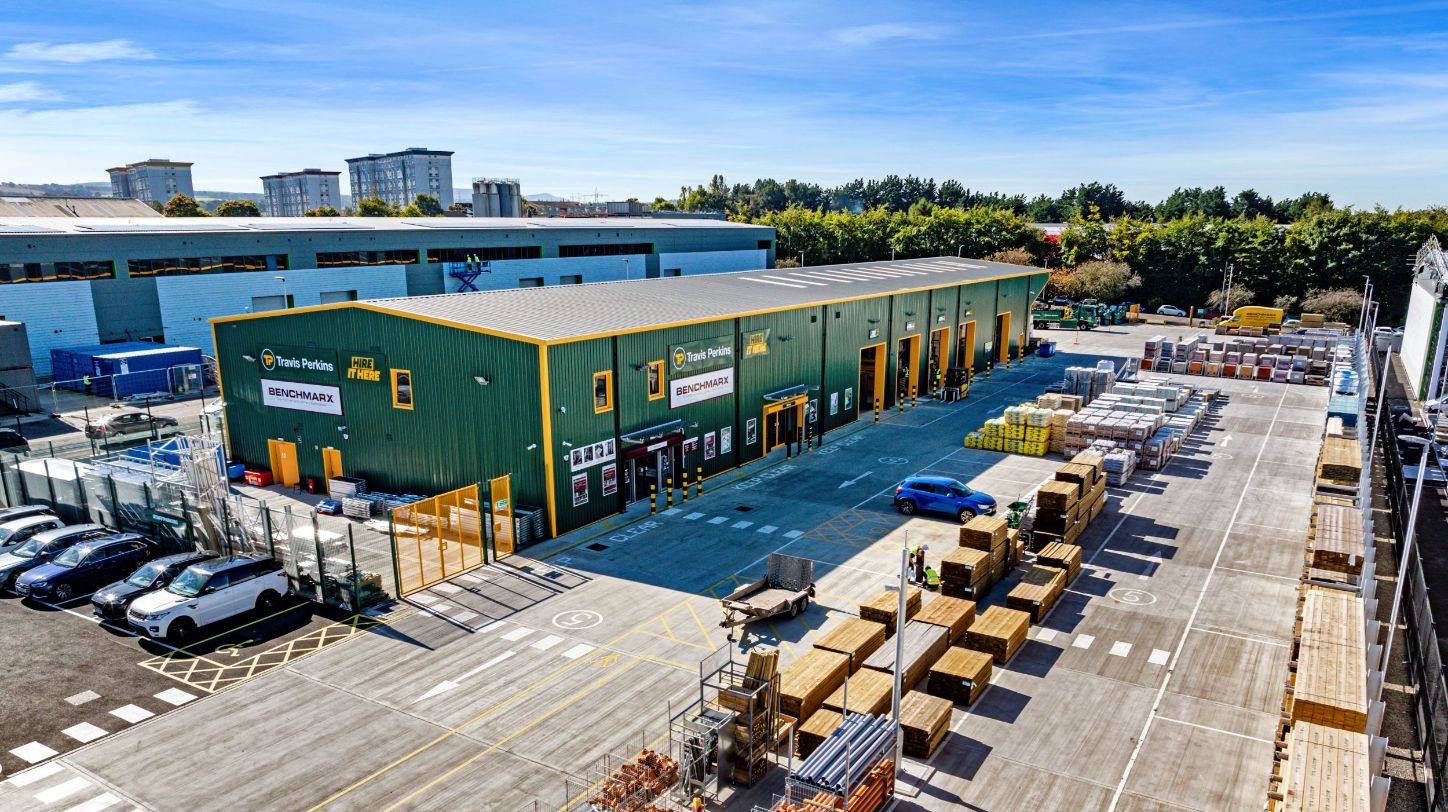 Trasis Unit New 15,000ft²+ Travis Perkins unit complete at Edinburgh scheme ...