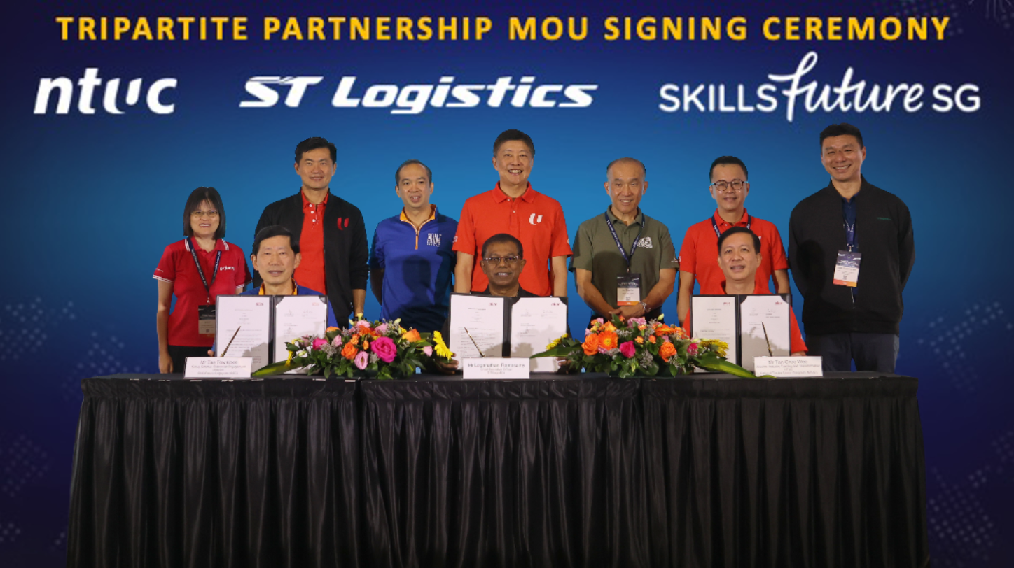 Tripartite partnership to support upskilling of 15,000 logistics professionals in Singapore
