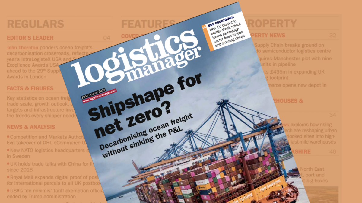 Logistics Manager Magazine October 2025 | Logistics Manager