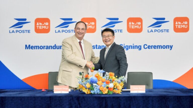 Colissimo has signed a MoU with Temu on logistics