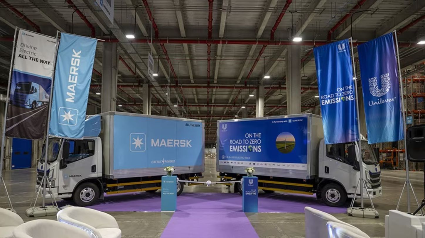 Maersk and Unilever launch first electric van in Saudi fleet