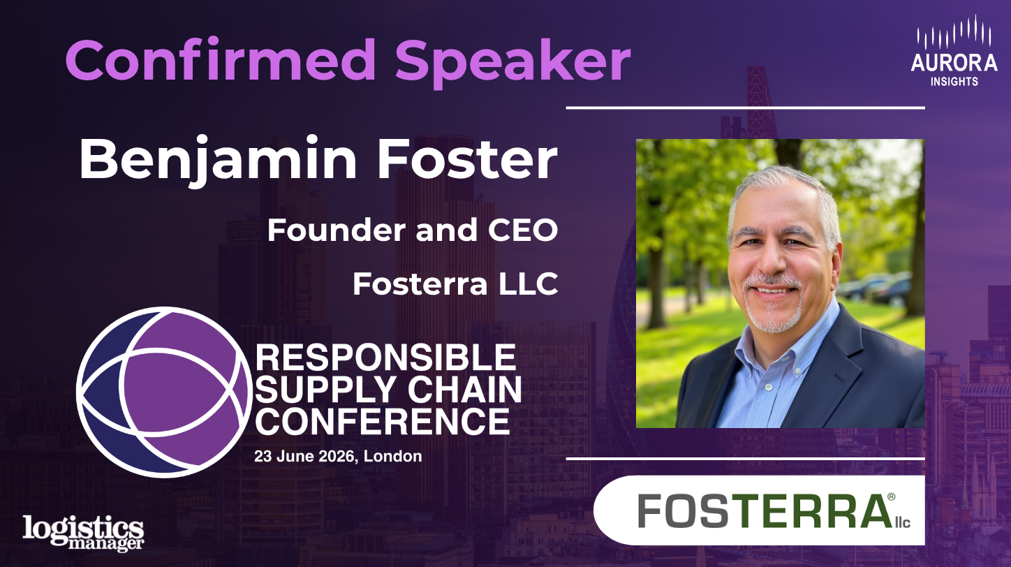 Responsible Supply Chain Conference London: meet the speaker – Benjamin ...