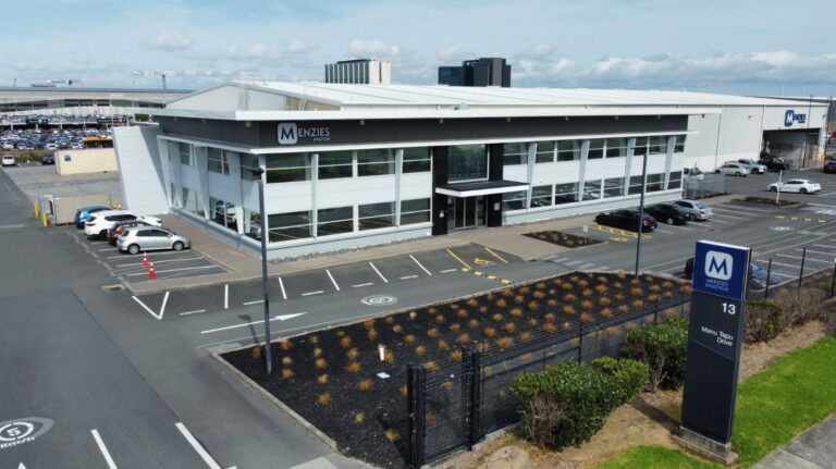 Menzies Aviation cargo terminal Auckland