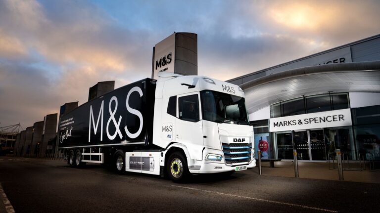 M&S rolls out new lower emission trucks