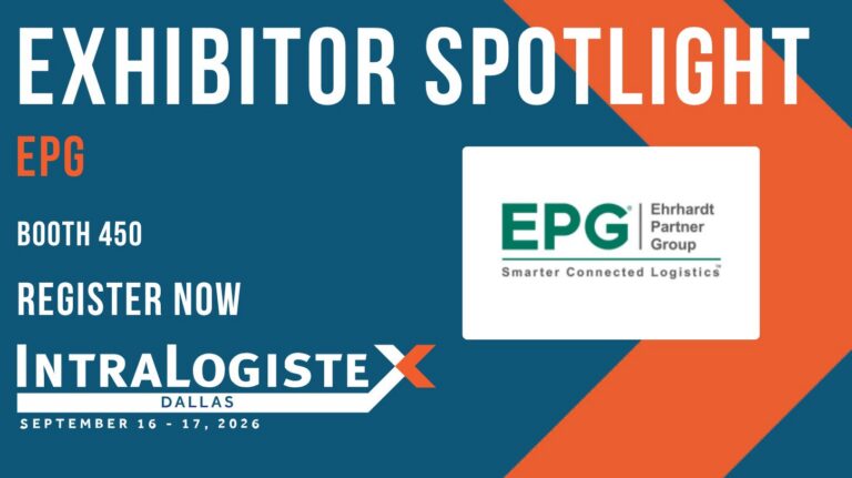 EPG to demonstrate smarter supply chain execution at IntraLogisteX