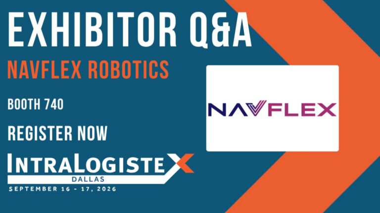 Navflex Robotics to explore physical AI at IntraLogisteX