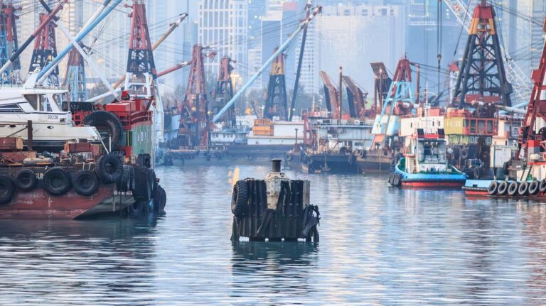Temporary Asia-Europe container freight decline creating port congestion
